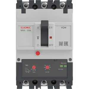 ДКС Авт. выкл. YON pro MNX250L 3P 250A 70kA при AC415V расц. TMD MNX250L3PTMD0250 DKC ДКС Авт. выкл. YON pro MNX250L 3P 250A 70kA при AC415V расц. TMD MNX250L3PTMD0250 DKC