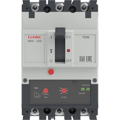 ДКС Авт. выкл. YON pro MNX250L 3P 250A 70kA при AC415V расц. TMD MNX250L3PTMD0250 DKC ДКС Авт. выкл. YON pro MNX250L 3P 250A 70kA при AC415V расц. TMD MNX250L3PTMD0250 DKC