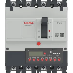 ДКС Авт. выкл. YON pro MNX250L 4P 40A 70kA при AC415V расц. ETA MNX250L4PETA0040 DKC ДКС Авт. выкл. YON pro MNX250L 4P 40A 70kA при AC415V расц. ETA MNX250L4PETA0040 DKC