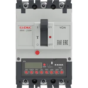 ДКС Авт. выкл. YON pro MNX250M 3P 250A 100kA при AC415V расц. ETA MNX250M3PETA0250 DKC ДКС Авт. выкл. YON pro MNX250M 3P 250A 100kA при AC415V расц. ETA MNX250M3PETA0250 DKC