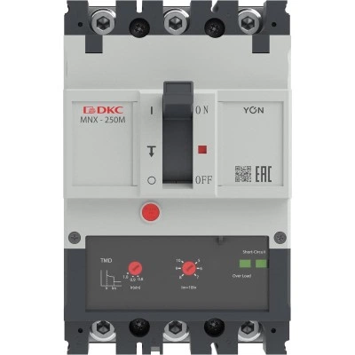 ДКС Авт. выкл. YON pro MNX250M 3P 200A 100kA при AC415V расц. TMD MNX250M3PTMD0200 DKC ДКС Авт. выкл. YON pro MNX250M 3P 200A 100kA при AC415V расц. TMD MNX250M3PTMD0200 DKC