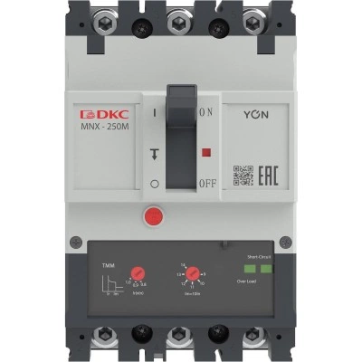 ДКС Авт. выкл. YON pro MNX250M 3P 200A 100kA при AC415V расц. TMM MNX250M3PTMM0200 DKC ДКС Авт. выкл. YON pro MNX250M 3P 200A 100kA при AC415V расц. TMM MNX250M3PTMM0200 DKC
