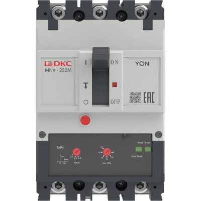 ДКС Авт. выкл. YON pro MNX250M 3P 250A 100kA при AC415V расц. TMM MNX250M3PTMM0250 DKC ДКС Авт. выкл. YON pro MNX250M 3P 250A 100kA при AC415V расц. TMM MNX250M3PTMM0250 DKC