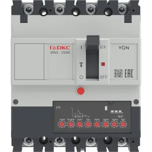 ДКС Авт. выкл. YON pro MNX250M 4P 250A 100kA при AC415V расц. ETS MNX250M4PETS0250 DKC ДКС Авт. выкл. YON pro MNX250M 4P 250A 100kA при AC415V расц. ETS MNX250M4PETS0250 DKC