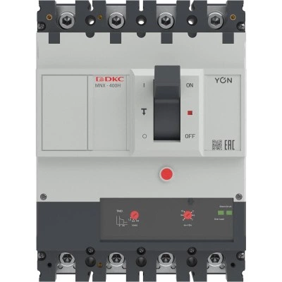 ДКС Авт. выкл. YON pro MNX400H 4P 320A 150kA при AC415V расц. TMD MNX400H4PTMD0320 DKC ДКС Авт. выкл. YON pro MNX400H 4P 320A 150kA при AC415V расц. TMD MNX400H4PTMD0320 DKC