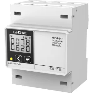 ДКС Многофункциональное измерительное устройство МРМ, RS-485, LCD дисплей,трёхфазный на DIN-рейку MPM-34P DKC ДКС Многофункциональное измерительное устройство МРМ, RS-485, LCD дисплей,трёхфазный на DIN-рейку MPM-34P DKC
