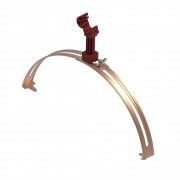 ДКС Коньковый регулируемый зажим с пластиковым держателем, медь ND2204CU DKC