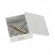 ДКС Коробка уравнивания потенциалов, 6 зажимов, 6 вводов  д.20мм, 80х80х40мм, IP44 NE3106 DKC