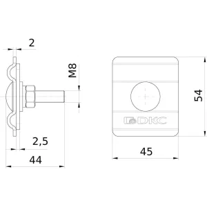 ДКС Параллельный зажим NG3108 DKC ДКС Параллельный зажим NG3108 DKC