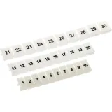 ДКС Маркировка для клемм, ширина 8 мм, от 21 до 30, горизонтальная ориентация , 1 шт. = полоса из 10 маркеров NUPUTUK-8-21-30H DKC