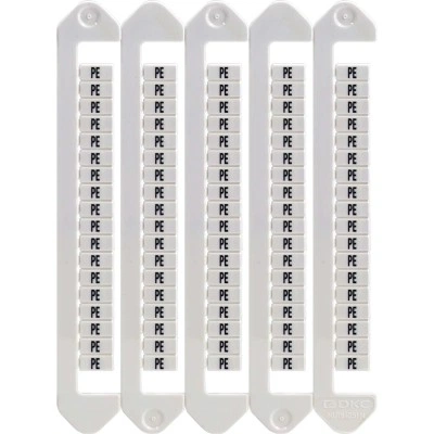 ДКС Маркировка для клемм, ширина 5 мм, символы "L1", вертикальная ориентация NUTB-5-L1V DKC