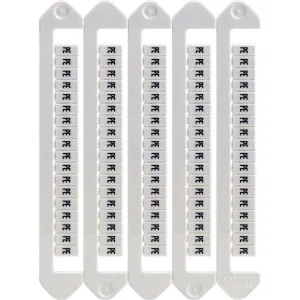 ДКС Маркировка для клемм, ширина 5 мм, символ ДКС Маркировка для клемм, ширина 5 мм, символ