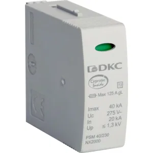 ДКС Сменный модуль к УЗИП, класс II, L-N NX2000 DKC ДКС Сменный модуль к УЗИП, класс II, L-N NX2000 DKC