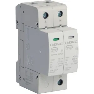 ДКС УЗИП, класс II, 2-полюсный, L-N-PE, 40кА NX2021 DKC ДКС УЗИП, класс II, 2-полюсный, L-N-PE, 40кА NX2021 DKC