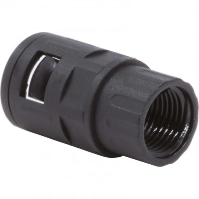 ДКС Муфта с внутренней резьбой DN 12 мм, М20х1,5, полиамид, цвет черный PAI12M20N DKC