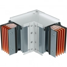 ДКС Горизонтальный угол спец. исполнение, тип 2, Cu, 3P+N+Pe+Fe, 4000А, IP55 PTC40GHEL4AA000 DKC