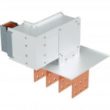 ДКС Гор. + верт. угол + вводная секция, тип 3, Cu, 3P+N+Pe+Fe, 6400А, IP55 PTC64GHVT3AA000 DKC
