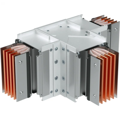 ДКС Горизонтальный Т-отвод стандартный, тип 2, Cu, 3P+N+Pe+Fe/2, 6400А, IP55 PTC64IHTE2AA000 DKC