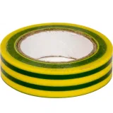 ДКС Лента изоляционная ПВХ 19x0,15 20м в рулоне желто-зелёная PVC192015YGN DKC