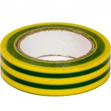 ДКС Лента изоляционная ПВХ 19x0,15 20м в рулоне желто-зелёная PVC192015YGN DKC