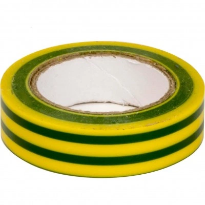 ДКС Лента изоляционная ПВХ 19x0,15 20м в рулоне желто-зелёная PVC192015YGN DKC