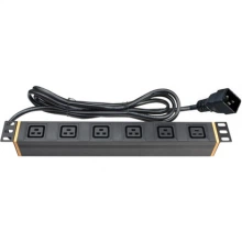 ДКС Блок распределения питания (PDU) 19" 16A, Вых:6 х C19, Вх:C20 х 2м R519C146 DKC