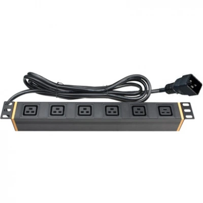 ДКС Блок распределения питания (PDU) 19" 16A, Вых:6 х C19, Вх:C20 х 2м R519C146 DKC ДКС Блок распределения питания (PDU) 19" 16A, Вых:6 х C19, Вх:C20 х 2м R519C146 DKC