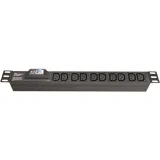 ДКС Блок распределения питания (PDU) 19" 10A с автоматом 1P, Вых:8 C13, Вх:C14 R519IEC8CBC14 DKC