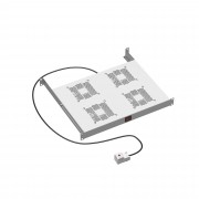 ДКС Вентиляторный модуль 19", 4 вентилятора с термостатом, RAL7035 R519VSIT4FT DKC