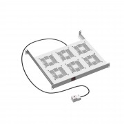 ДКС Вентиляторный модуль 19", 6 вентиляторов с термостатом, RAL7035 R519VSIT6FT DKC