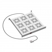 ДКС Вентиляторный модуль 19", 9  вентиляторов с термостатом, RAL7035 R519VSIT9FT DKC