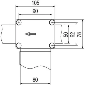 ДКС Зажим для подключения гибкой шины 80x50 R5BBFFC08050 DKC ДКС Зажим для подключения гибкой шины 80x50 R5BBFFC08050 DKC