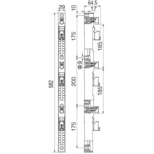 ДКС Держатель шин 30-120x5 3пол 185мм R5BBH185053P DKC ДКС Держатель шин 30-120x5 3пол 185мм R5BBH185053P DKC