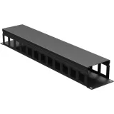 ДКС Организатор кабельный с крыш/отв 19" 2U, 60 мм RAL9005 R5CP1962HEB DKC