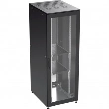 ДКС Шкаф собранный напольный 19'' IT-CQE, 42U 600х800 двери перф/перф, RAL 9005 R5DC4268PFB DKC