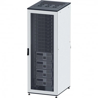 ДКС Шкаф собранный напольный 19'' IT-CQE, 47U 600х800 двери перф/перф, RAL7011/7035 R5DC4768PF DKC