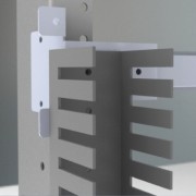 ДКС Комплект держателей перфокороба, задних, 1 упаковка - 4 шт (замена на R5RDSF01) RAM block R5DSF01 DKC