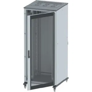 ДКС Шкаф разобранный напольный 19'' IT-CQE 24U 600х1200х600, двери стекло/сплошная, RAL7011/7035 R5IT2466GS DKC ДКС Шкаф разобранный напольный 19'' IT-CQE 24U 600х1200х600, двери стекло/сплошная, RAL7011/7035 R5IT2466GS DKC