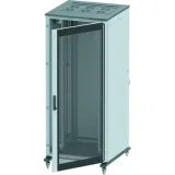 ДКС Шкаф разобранный напольный 19'' IT-CQE 42U 800х2000х800, двери стекло/сплошная, RAL7011/7035 R5IT4288GS DKC