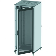 ДКС Шкаф разобранный напольный 19'' IT-CQE 47U 600х2200х800, двери стекло/сплошная, RAL7011/7035 R5IT4768GS DKC