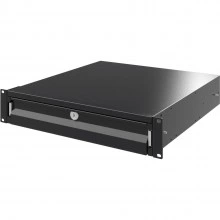 ДКС Ящик выдвижной 19" 2U, глубина 300мм, RAL9005 R5ITCPD2HEB DKC