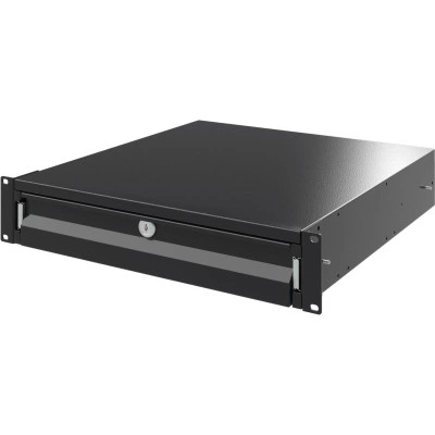 ДКС Ящик выдвижной 19" 2U, глубина 300мм, RAL9005 R5ITCPD2HEB DKC