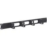 ДКС Организатор кабельный с отверстиями 4 кольца, 19" 1U, RAL9005 R5PCF191HEB DKC