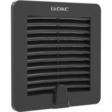 ДКС Вентиляционная решетка с фильтром RF 112x112 мм, IP54, RAL9005 R5RF08B DKC