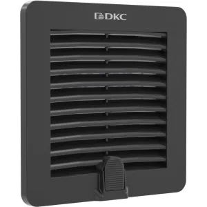 ДКС Вентиляционная решетка с фильтром RF 112x112 мм, IP54, RAL9005 R5RF08B DKC ДКС Вентиляционная решетка с фильтром RF 112x112 мм, IP54, RAL9005 R5RF08B DKC