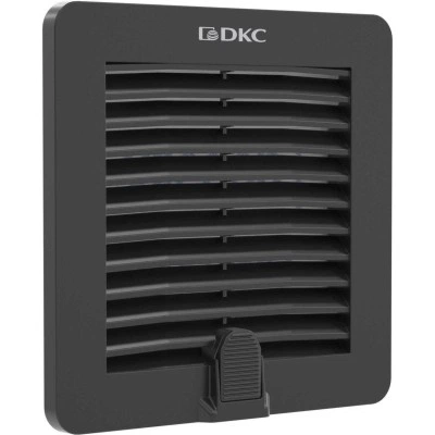 ДКС Вентиляционная решетка с фильтром RF 150x150 мм, IP54, RAL9005 R5RF12B DKC