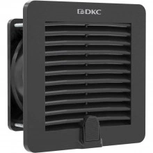 ДКС Вентилятор с фильтром RV 40 м3/ч, 24 В DC, 112x112 мм, IP54, RAL9005 R5RV08024B DKC