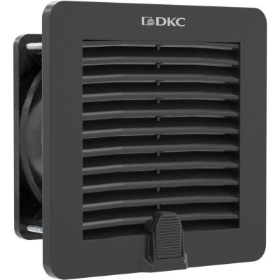ДКС Вентилятор с фильтром RV 10/12 м3/ч, 230 В, 112x112 мм, IP54, RAL9005 R5RV08230B DKC