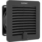 ДКС Вентилятор с фильтром RV 50 м3/ч, 24 В DC, 150x150 мм, IP54, RAL9005 R5RV12024B DKC