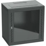 ДКС Шкаф настенный 19'' IT-STI, 9U 500х600х400 дверь cтекло, RAL9005 R5STI0940GSB DKC
